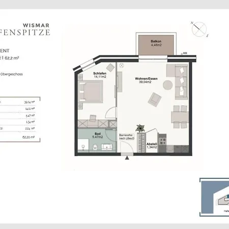 Apartment Hafenspitze App. 18 Wißmar